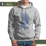 Sweat-shirt à capuche Aigle de sang Viking Shop