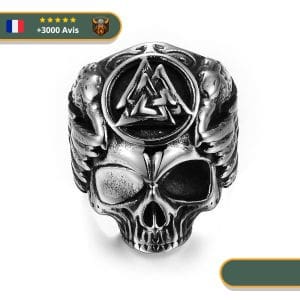 Bague Viking Odin & Valknut Viking Shop