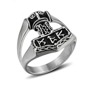 Bague Viking Mjolnir Viking Shop