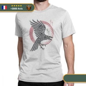 T-shirt viking <br>corbeau</br> Viking Shop