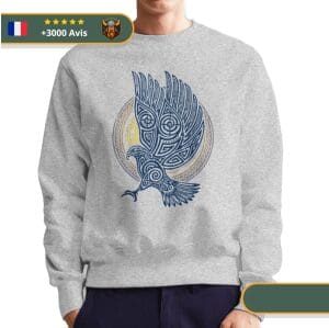 Sweat-shirt <br>L'aigle de sang</br> Viking Shop