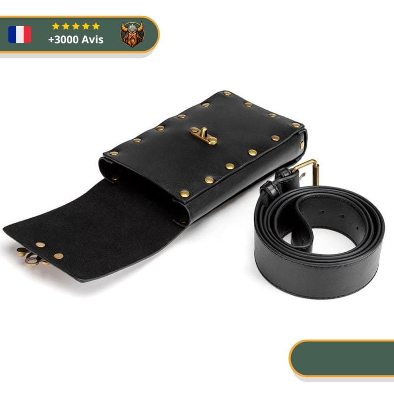Sacoche Viking en cuir – Image 3