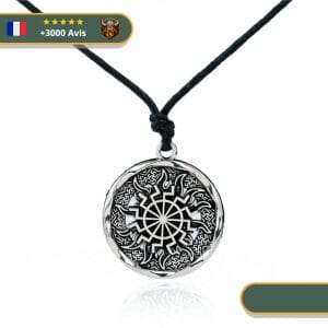 Collier Viking Soleil Noir