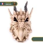 Statue Viking Crâne de Dragon