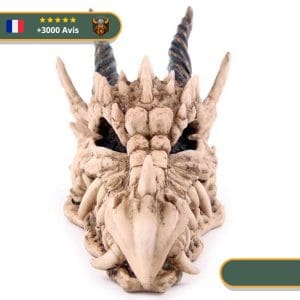 Statue Viking Crâne de Dragon