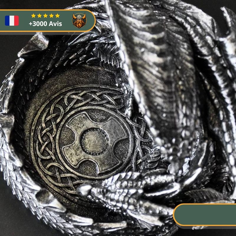 Statue Viking Fafnir et son trésor – Image 3