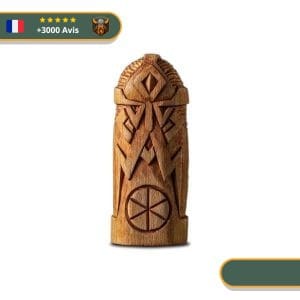 Statuette Slave en bois - Perun
