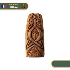 Statuette Viking en bois - Heimdal