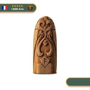 Statuette Viking en bois - Loki