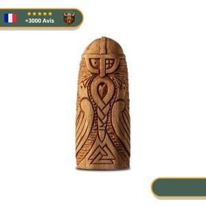 Statuette Viking en bois - Odin