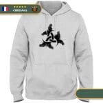 Sweat-Shirt Viking <br>Triskèle & Corbeaux</br> Viking Shop