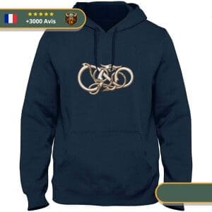 Sweat-Shirt Viking <br>Serpent De Midgard</br> Viking Shop