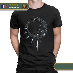 T-shirt Viking <br>Loup Hati</br> Viking Shop