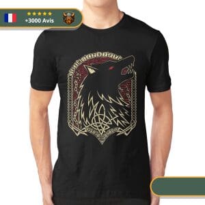 T-Shirt Viking <br>Loup Fenrir</br> Viking Shop