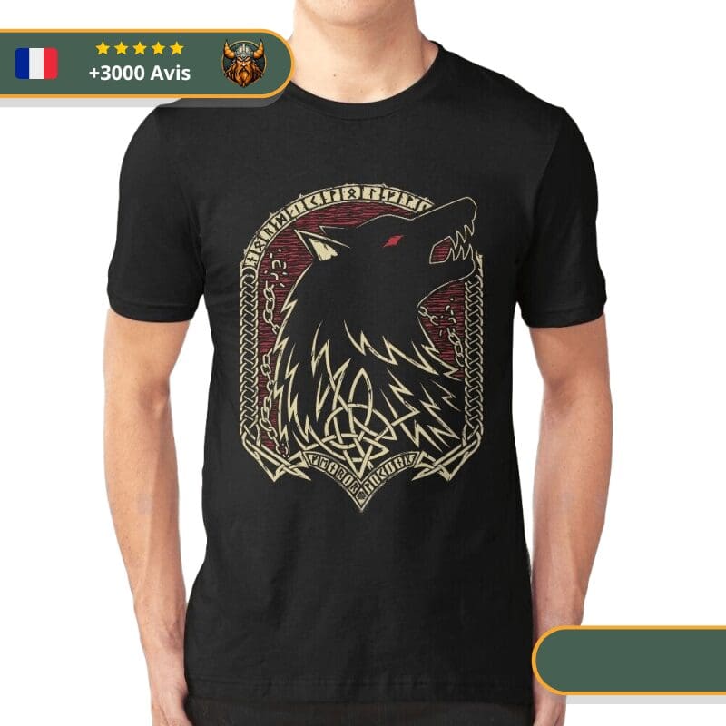 T-Shirt Viking Loup Fenrir Viking Shop