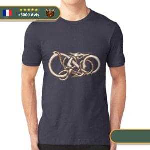 T-shirt Viking <br>Serpent De Midgard</br> Viking Shop