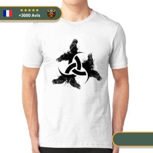 T-shirt Viking <br>Triskèle & corbeaux</br> Viking Shop