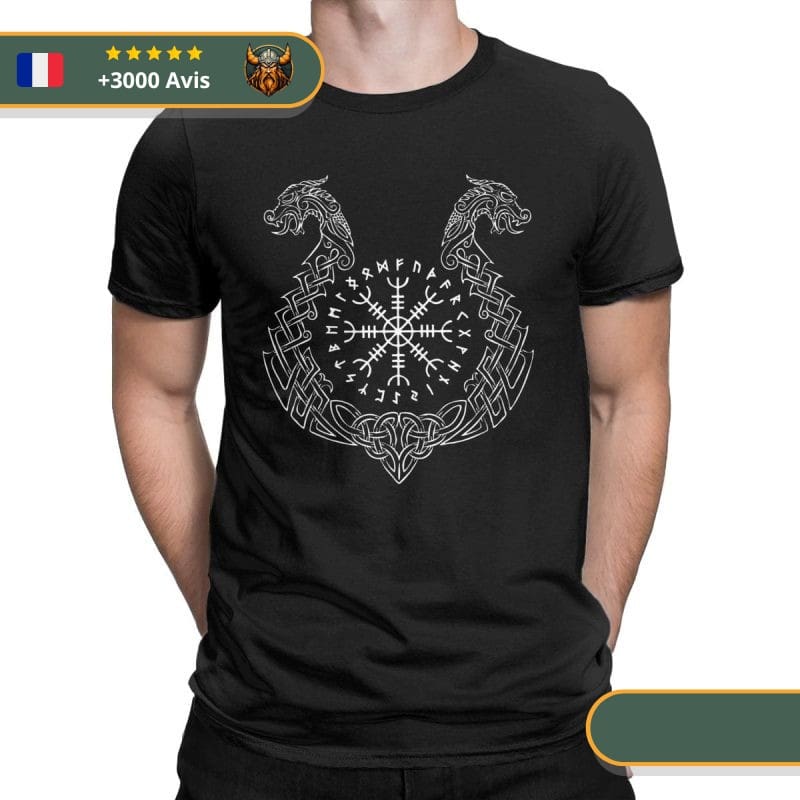 T-shirt Viking Aegishjalmur viking shop