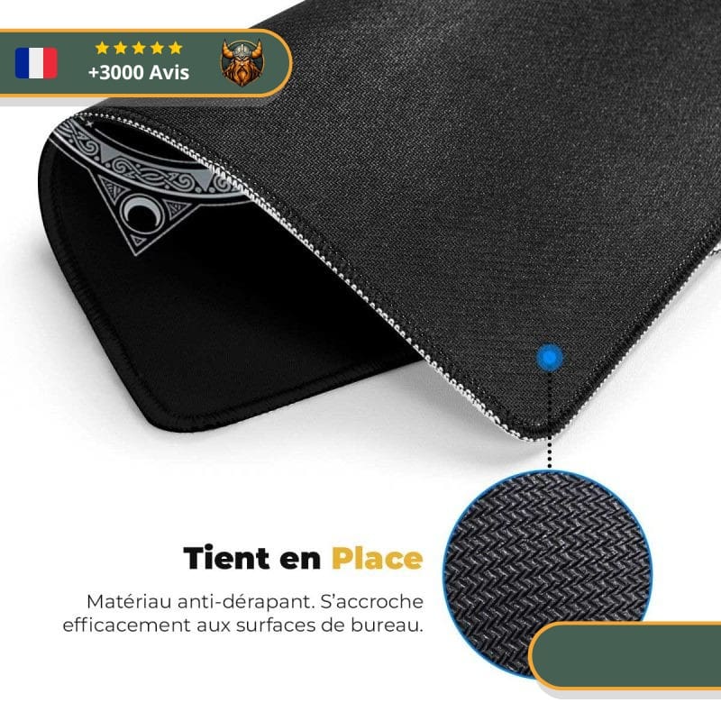 Tapis de Souris Viking Loup des Neiges – Image 3