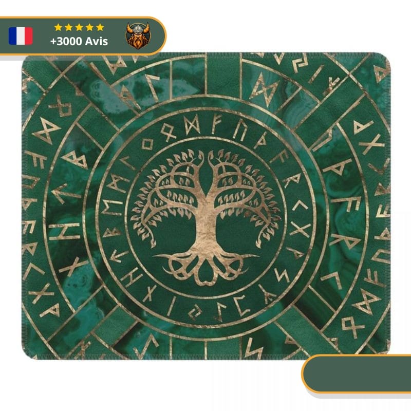 Tapis de souris viking arbre de vie