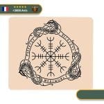 Tapis de souris viking heaume de awe