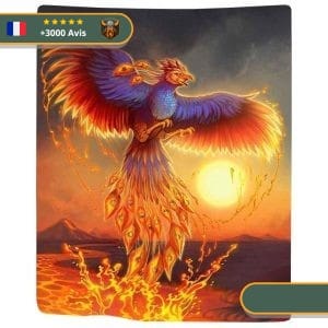 Tapis mural viking phoenix du muspelheim