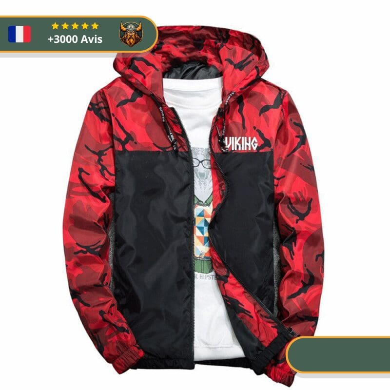 Veste Coupe-Vent Viking Mourir dans la bataille Viking Shop