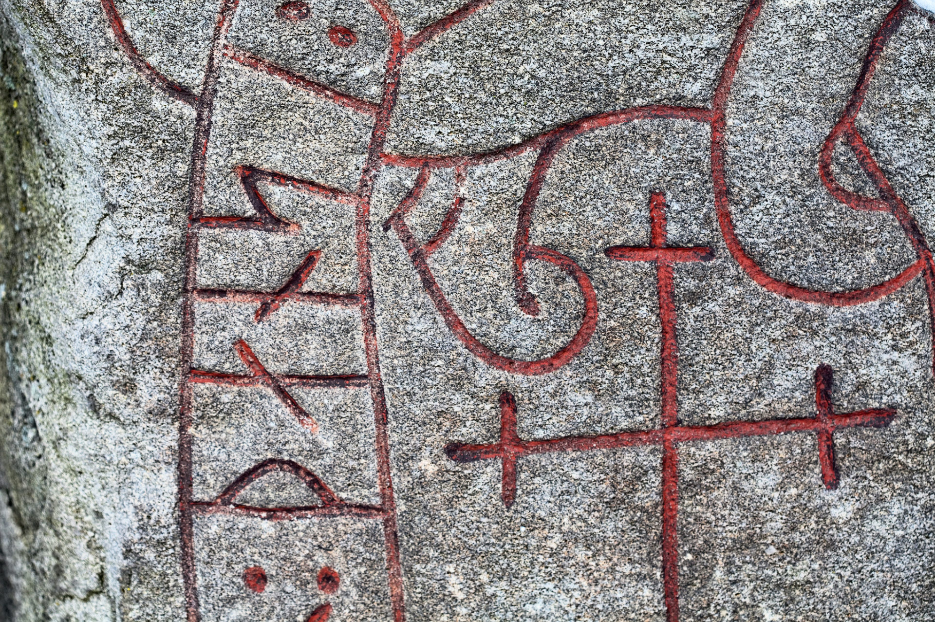 signes vikings sur pierre