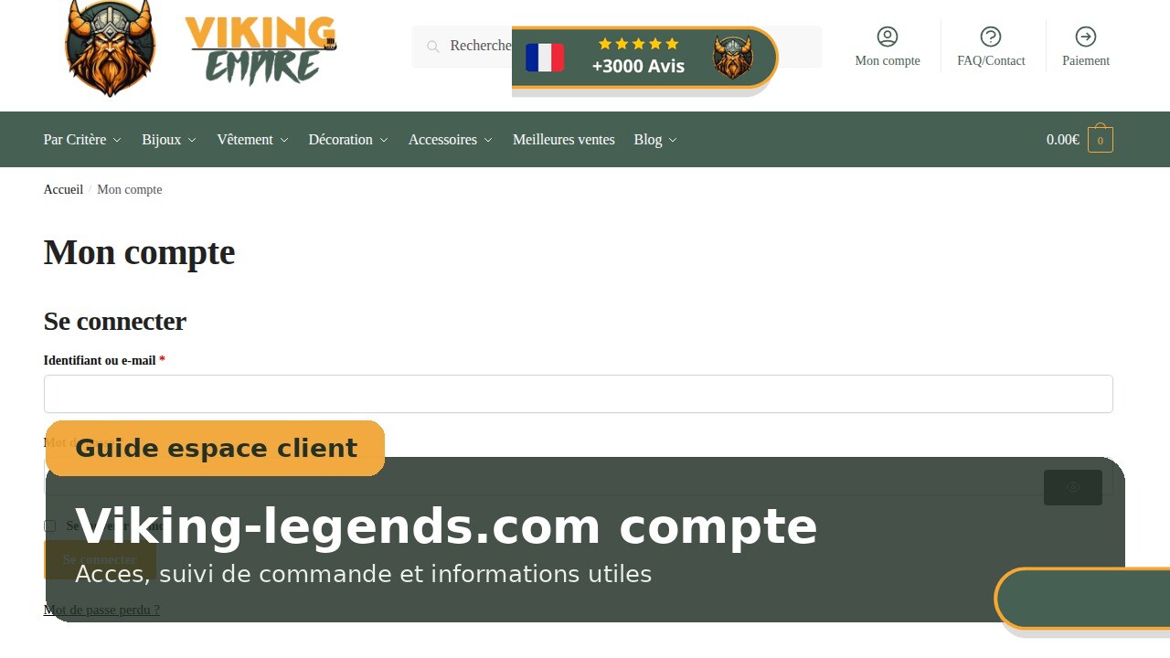 Viking-legends.com compte - accès et informations utiles